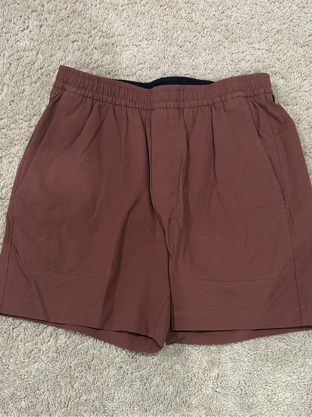 lululemon athletica Men's Rust Brown Athletic Shorts